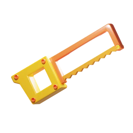 Hacksaw  3D Illustration