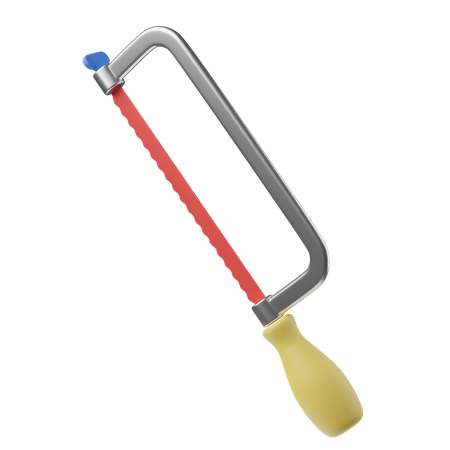 Hacksaw  3D Illustration