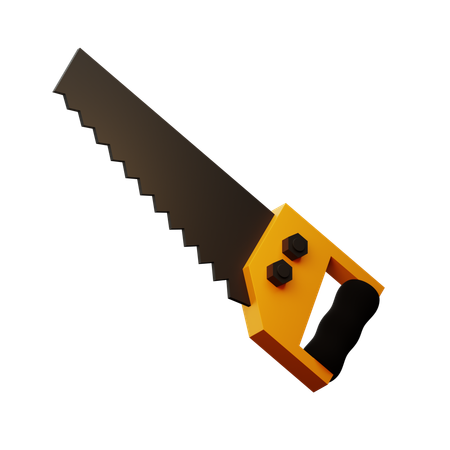 Hacksaw for Wood  3D Icon