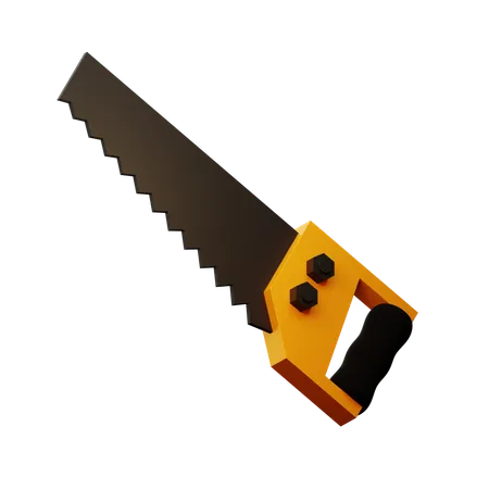 Hacksaw for Wood  3D Icon