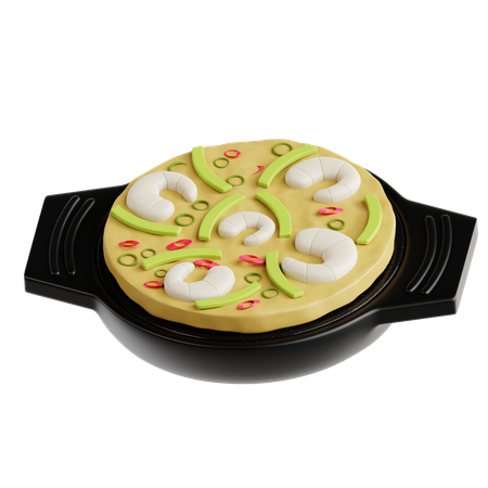 Haemul pajeon  3D Icon