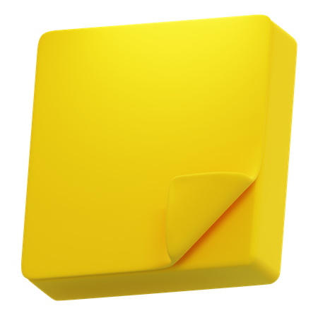 Haftnotizen  3D Icon