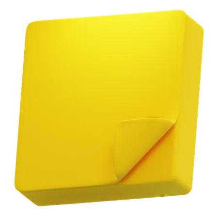 Haftnotizen  3D Icon