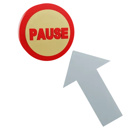 Haga clic en el botón de pausa  3D Icon