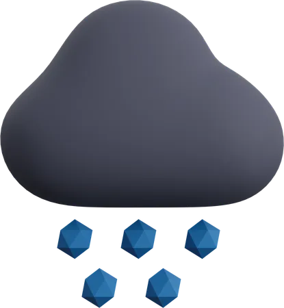 Hagel  3D Icon