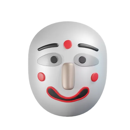 Hahoe Mask  3D Icon