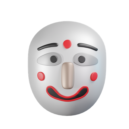 Hahoe Mask 3D Icon