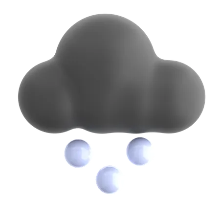 Hail Weather  3D Icon