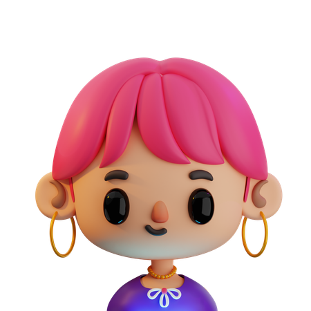 머리카락  3D Icon