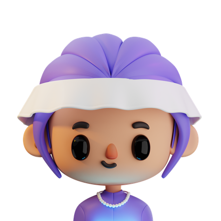 머리카락  3D Icon