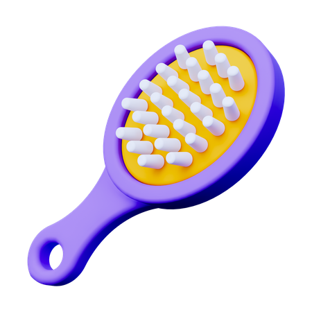 Hair Brush  3D Icon