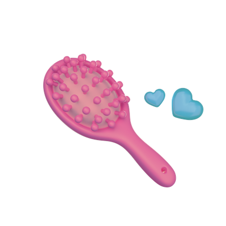 Hair Brush  3D Icon