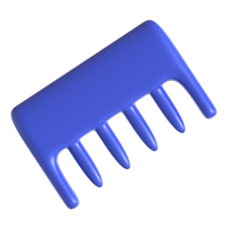 Hair Comb  3D Icon