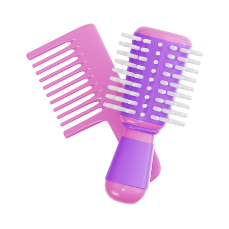 Hair Comb  3D Icon