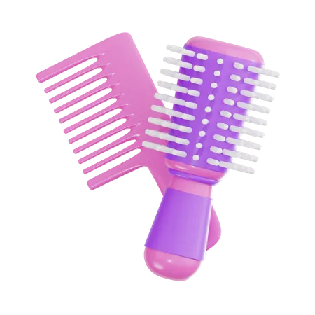 Hair Comb  3D Icon