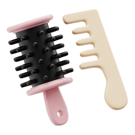 Hair Comb  3D Icon