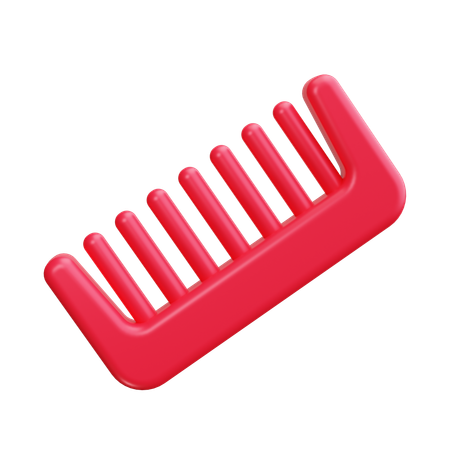 Hair Comb  3D Icon