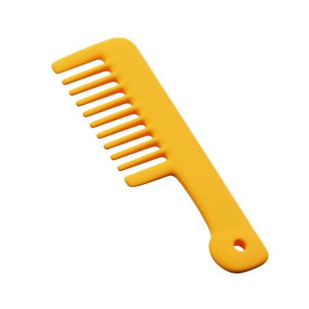 Hair Comb  3D Illustration