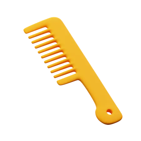 Hair Comb  3D Illustration