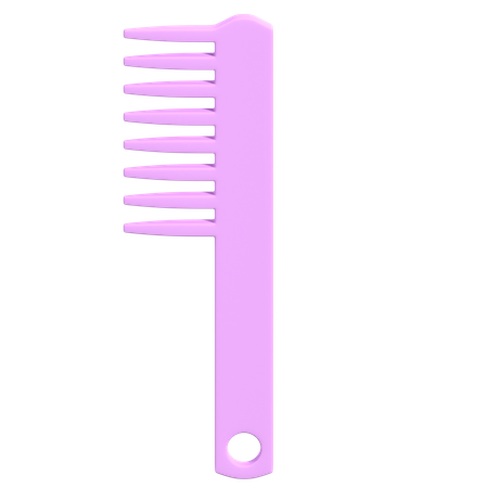 Hair Comb  3D Illustration