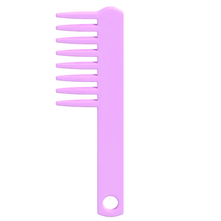 Hair Comb  3D Illustration