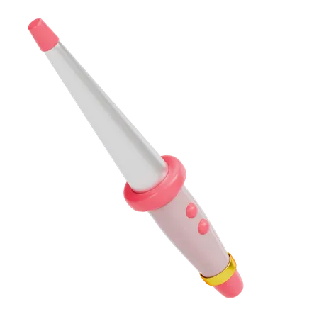 Hair Curling  3D Icon