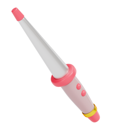 Hair Curling  3D Icon