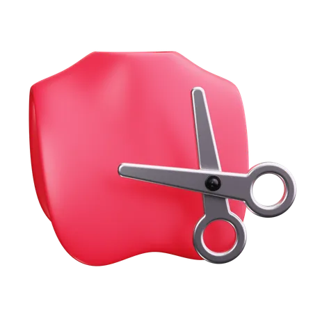 Hair Cutting Cape  3D Icon