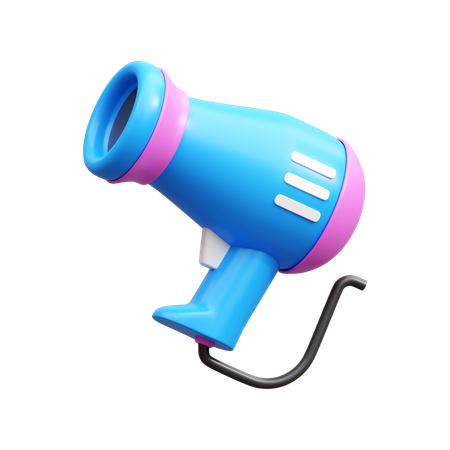 Hair Dryer  3D Icon