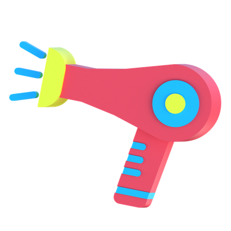 Hair Dryer  3D Icon