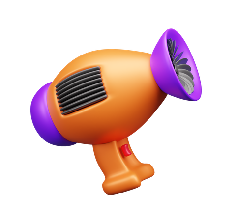 Hair Dryer  3D Icon