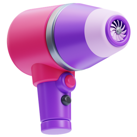 Hair Dryer  3D Icon