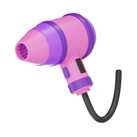 Hair Dryer  3D Icon