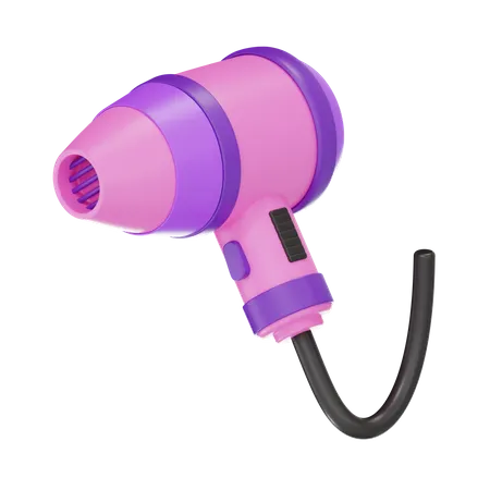 Hair Dryer  3D Icon