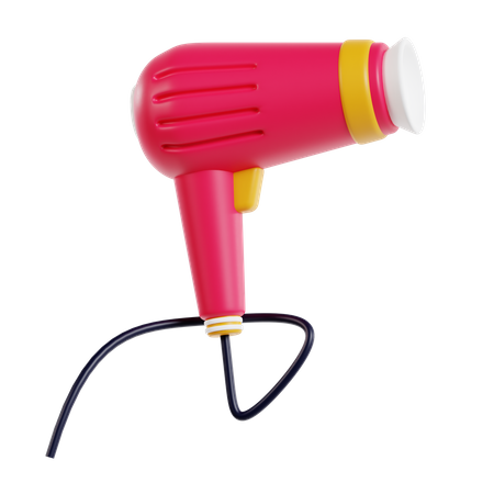 Hair Dryer  3D Icon