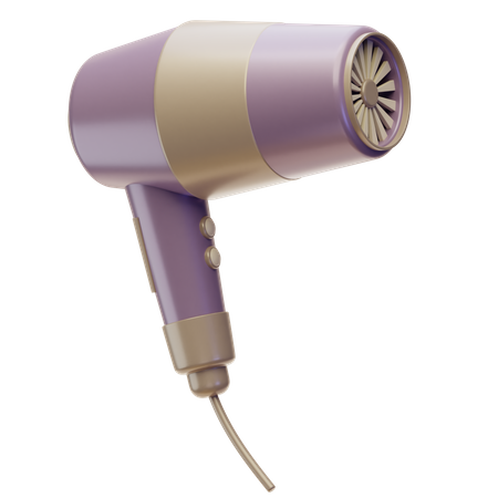 Hair Dryer  3D Icon