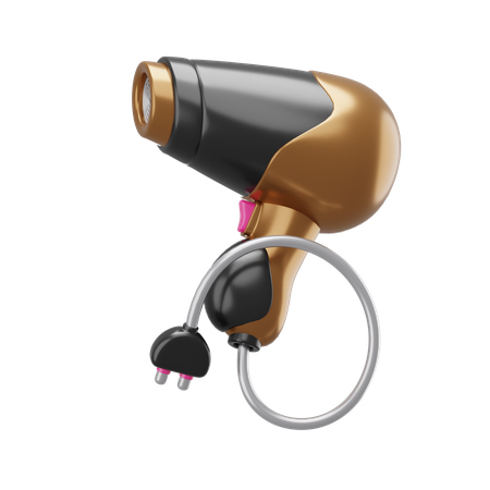 Hair Dryer  3D Icon