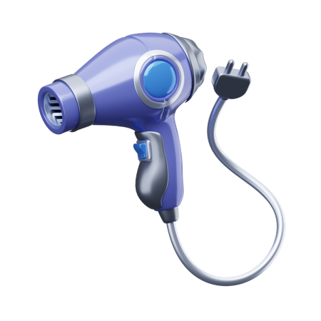 Hair Dryer  3D Icon