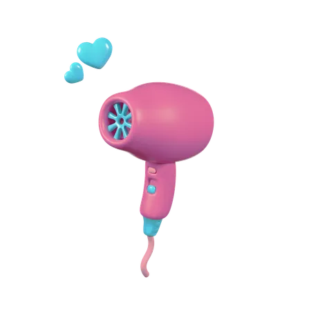 Hair Dryer  3D Icon