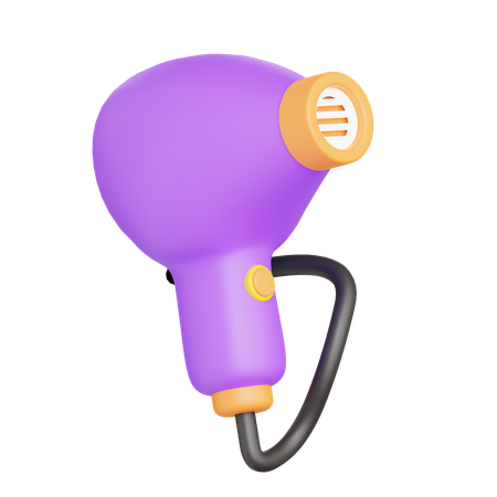 Hair Dryer  3D Icon