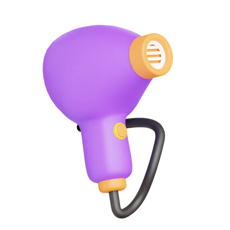 Hair Dryer  3D Icon