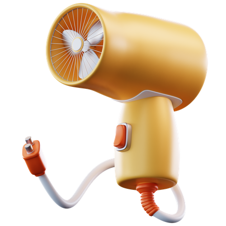 Hair Dryer  3D Icon