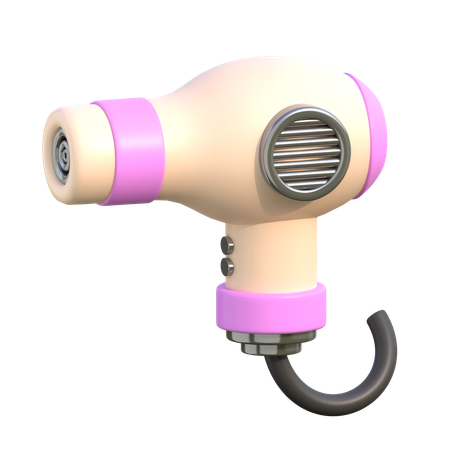 Hair Dryer  3D Icon