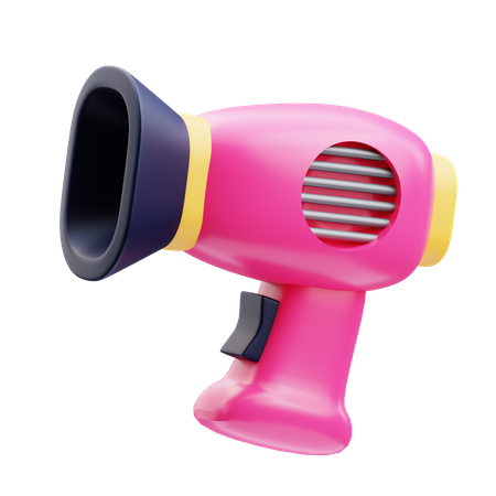 Hair Dryer  3D Icon