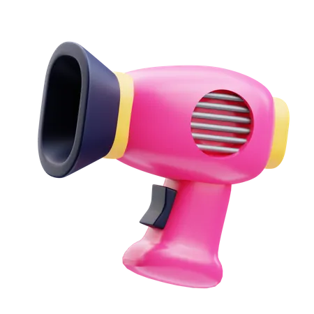 Hair Dryer  3D Icon