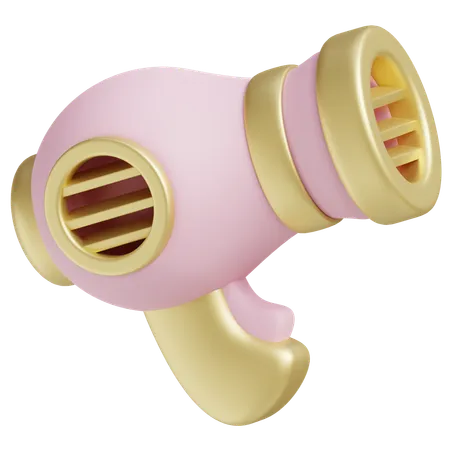 Hair Dryer  3D Icon