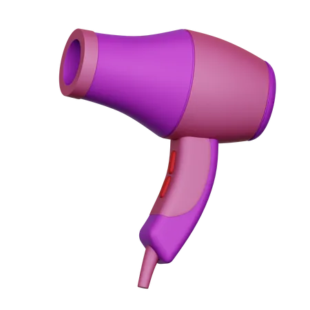 Hair Dryer  3D Icon