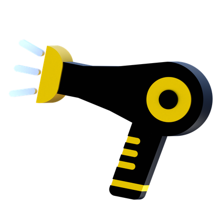 Hair Dryer  3D Icon