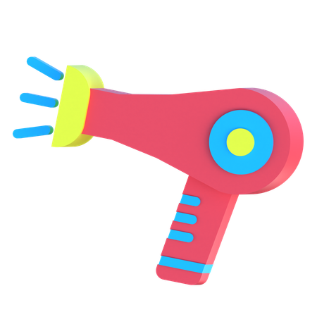 Hair Dryer  3D Icon