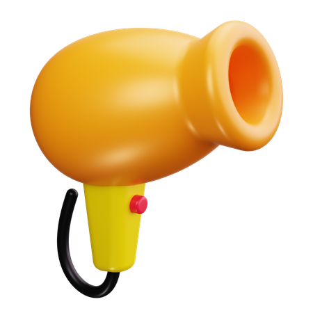 Hair Dryer  3D Icon